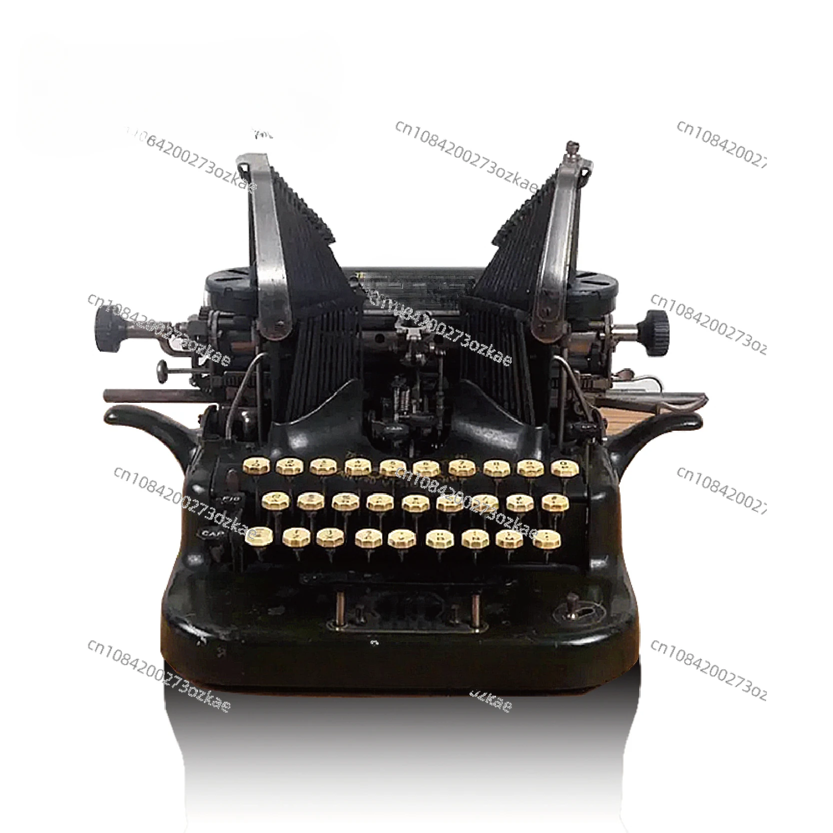 Vintage 1907 Mechanical Typewriter - Nostalgic American Retro Literary Gif