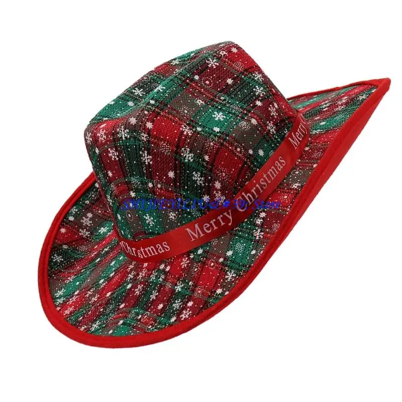 E21F للجنسين عيد الميلاد الدينيم قبعة تنفس النسيج عارضة عطلة حزب الديكور التبعي