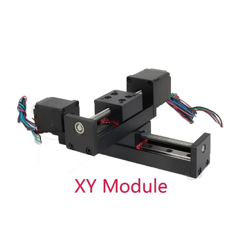 NEMA11 محرك متدرج أدلة خطية مخصصة XY نموذج XZ وحدة مع سائق TB6600 TC55 2-محور تحكم CNC انزلاق الجدول