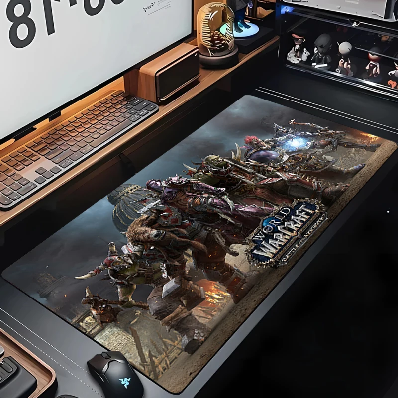 Computer Accessories W-world of Warcraft Gaming Mouse Pad Xxl Game Mats Desk Mat Anime Office Laptop Mousepad Pc HD Customized