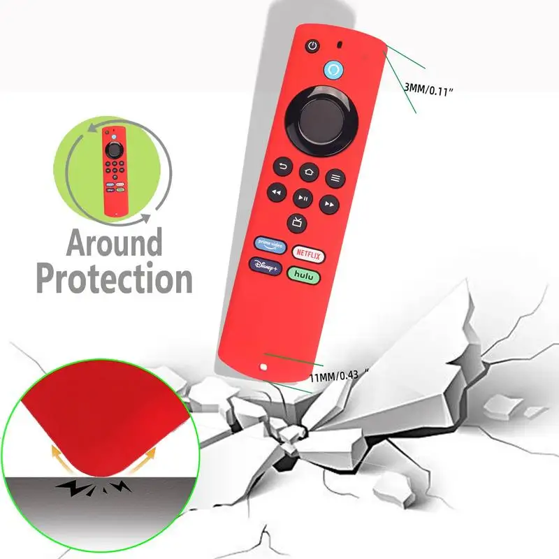 Custodia in Silicone per Fire TV Stick Lite 2021 telecomando custodia protettiva antiscivolo antiurto per Fire TV Stick Lite 2021 Skin