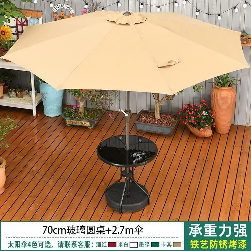 Variant: Table umbrella combi
