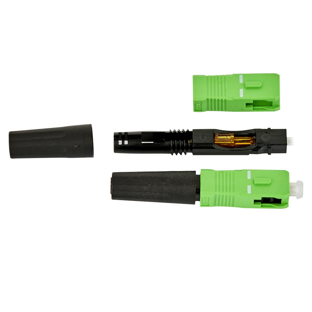 

SC/APC 53 мм оптоволоконный быстрый разъем, горизонтальный тип кабеля, полевая сборка