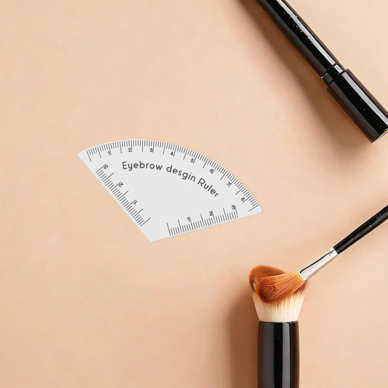Szablon do mapowania brwi, wielokrotnego użytku, narzędzie do rysowania i modelowania brwi dla precyzyjnych, symetrycznych brwi, szablon do pomiaru.