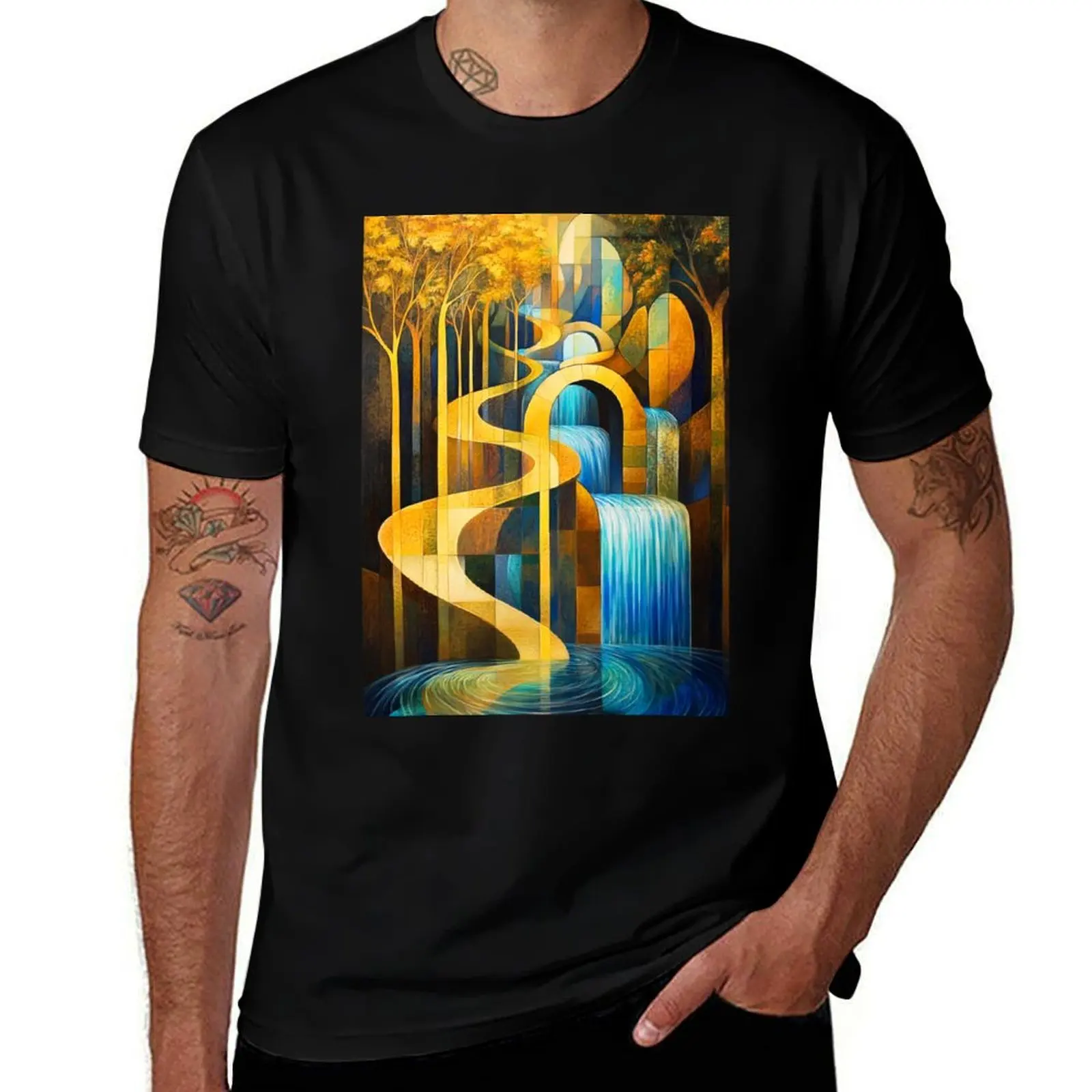 

Path of the Golden Silence T-Shirt anime t shirts kawaii clothes customizeds workout shirts for men