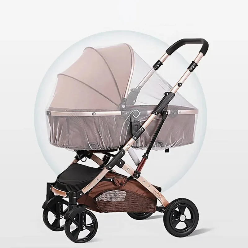 1 Piece Universal Breathable Pram Net Baby Sunshade Mosquito Insect Fly Net Protection Cover For Stroller Pushchair