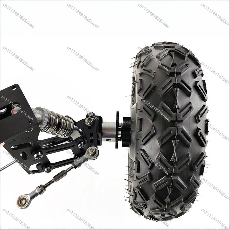 For 2-Piece/Pair Spring Shock Absorption Suspension Bracket for Single Axle Electric Hub Wheel Air Cushion Plate