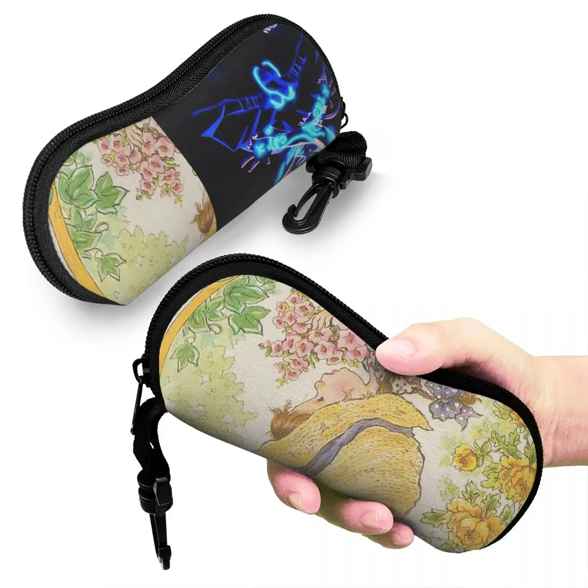 

Sarah Kay Girl чехол для очков в виде ракушки портативная коробка для солнцезащитных очков для женщин и мужчин мягкая сумка для очков