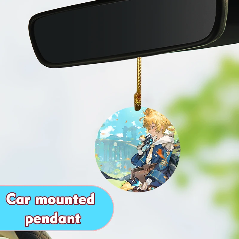 Anime surrounding,Mika,Car pendant,home,wall,Kawaii,Student backpack,Window decoration,Gift for Genshin Impact lovers