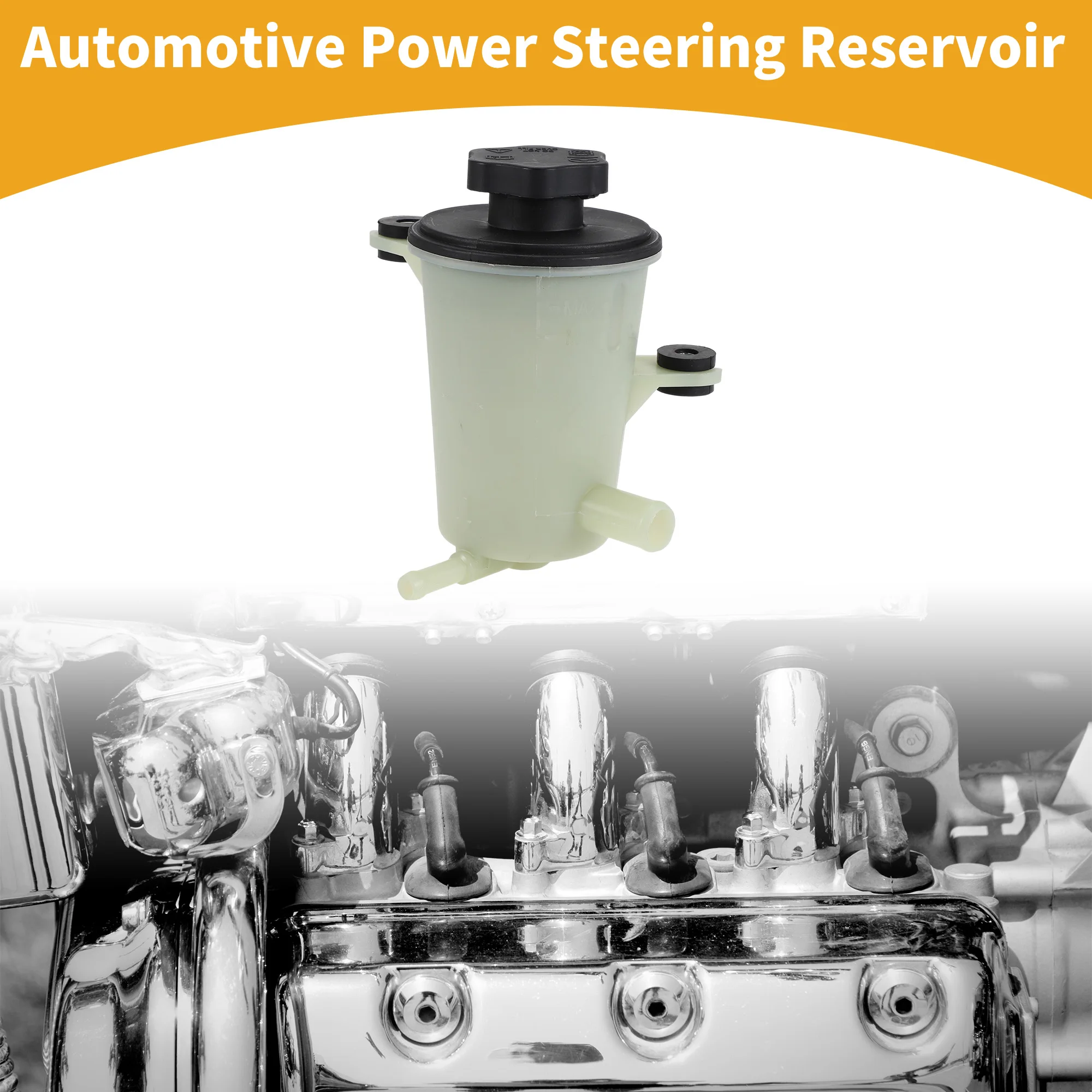 UXCELL Auto Power Steering Reservoir No.8L1Z3A006A Car Automotive Power Steering Tank for Ford Edge 2007-2014 1 Pc