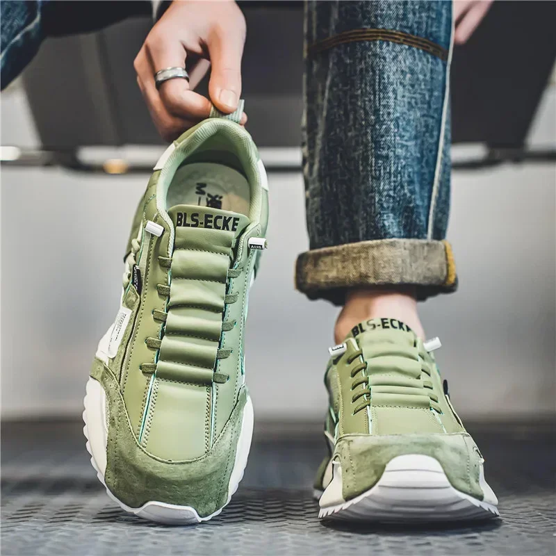Men Casual Sneakers Comfortable Breathable Trend Designed Personality Shoes Men Luxury Sneakers Sports Shoe Chunky