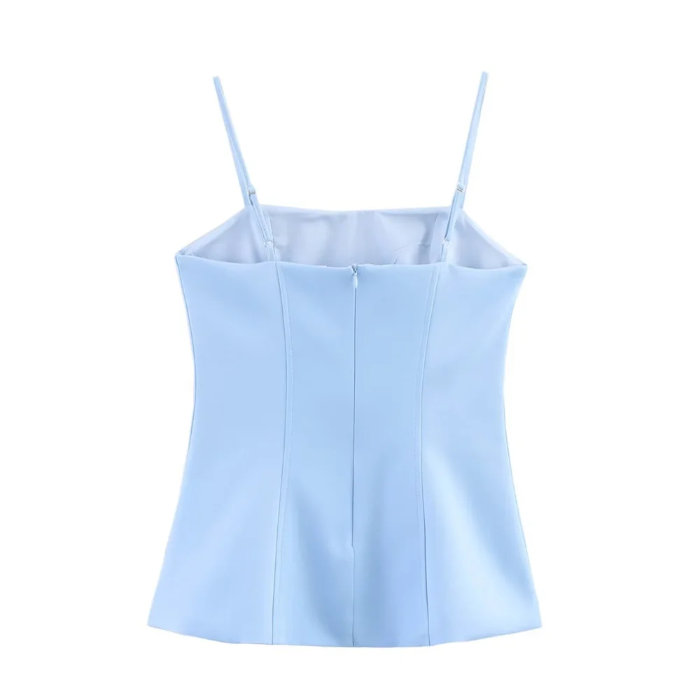 Новая женская одежда, модный облегающий топ без бретелек в европейском и американском стиле, комплект с короткой юбкой для похудения