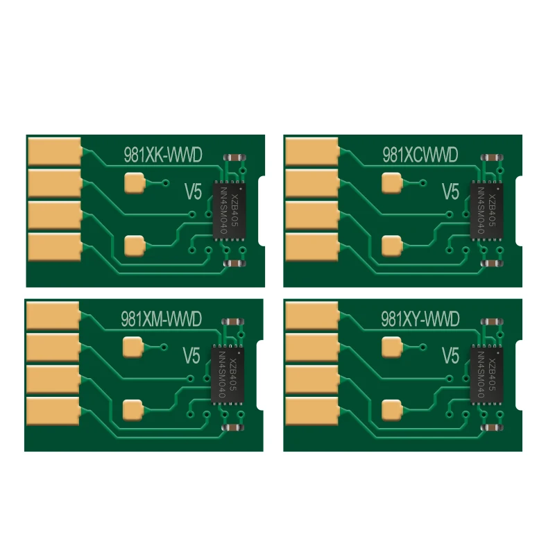 HW. رقاقة خرطوشة حبر للأبد لأحصنة ، رقاقة دائمة قابلة لإعادة الاستخدام ، 981X ، 981Y ، 556xh ، 586dn ، E58650dn ، E55650 #5