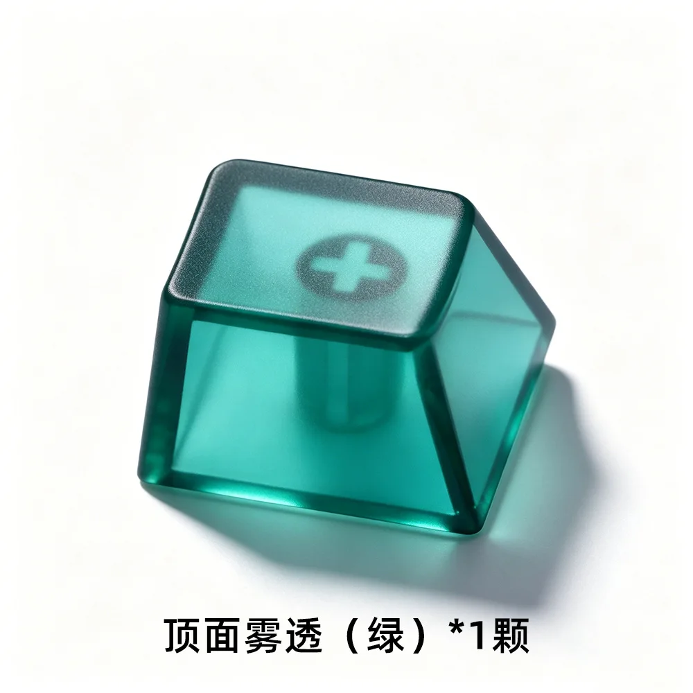 Single Sold Full Transparent PC Keycap Original Height Shine Through Clear Key Caps For MX Switch Mechanical Keyboard Custom Mod