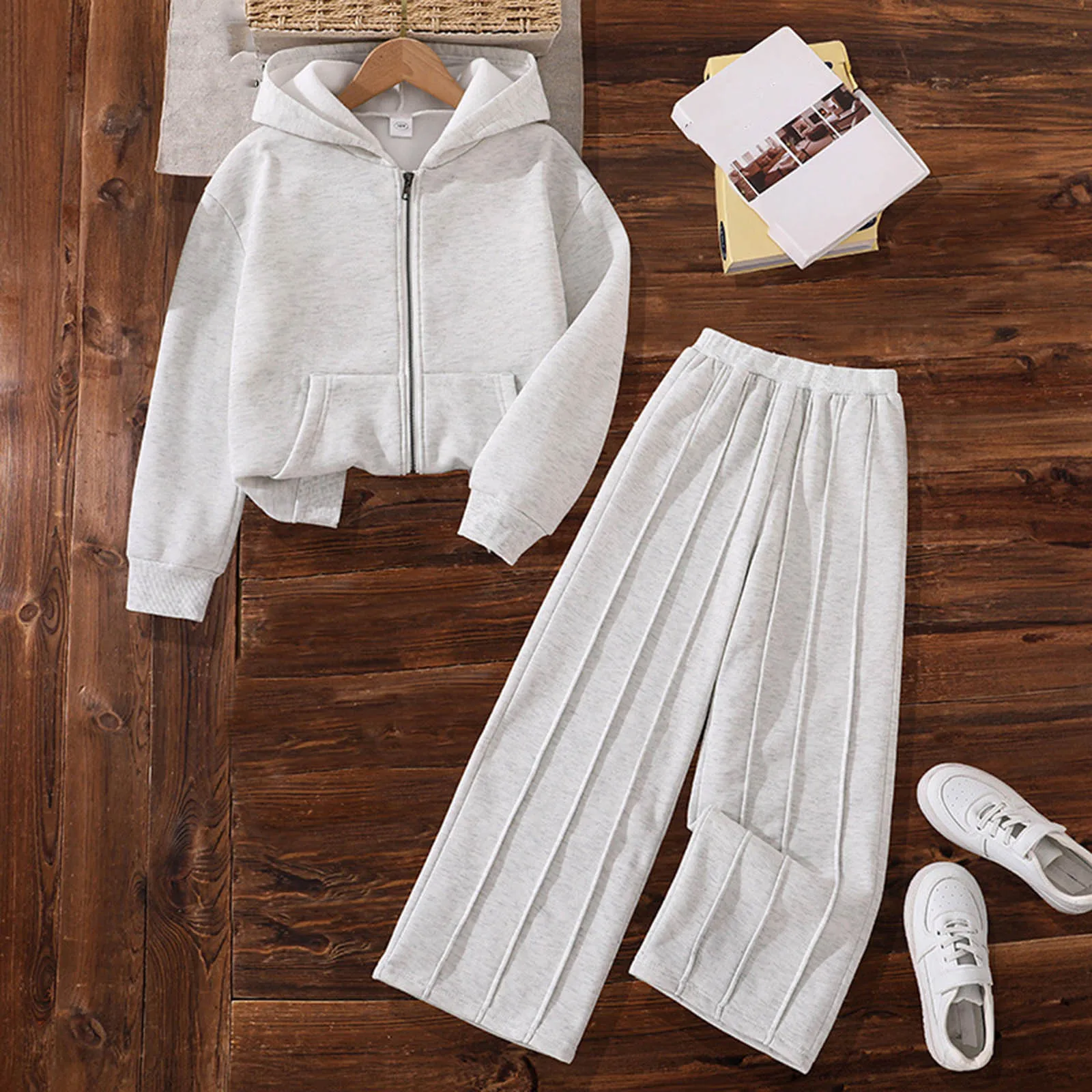 

Girls Outfits Size 6 Girls Fashionable And Comfortable Set Long Sleeved Hoodie Pants Casual Two Piece Set Girl Legging 8