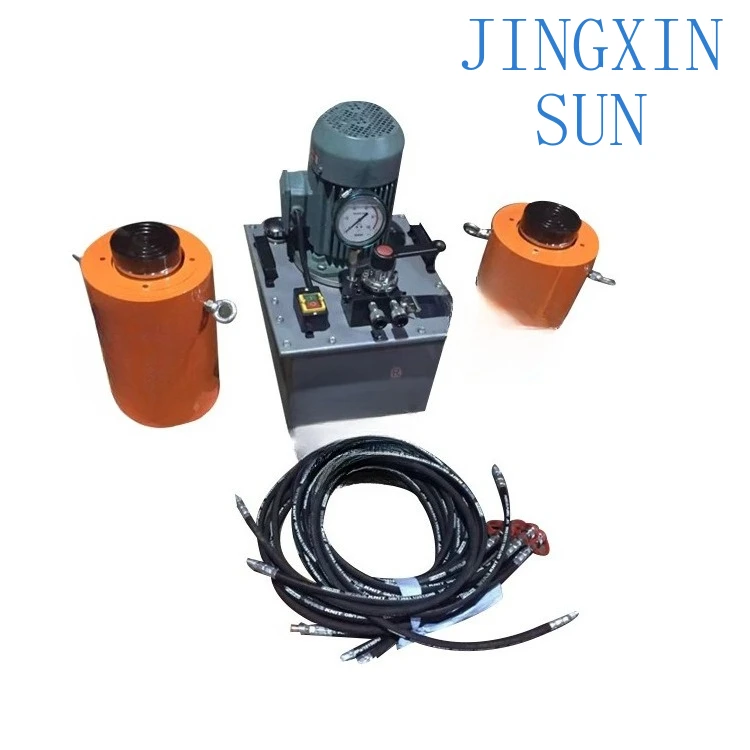 QYS type synchronous hydraulic jack 10-1000 tons electric synchronous hydraulic jack price discount