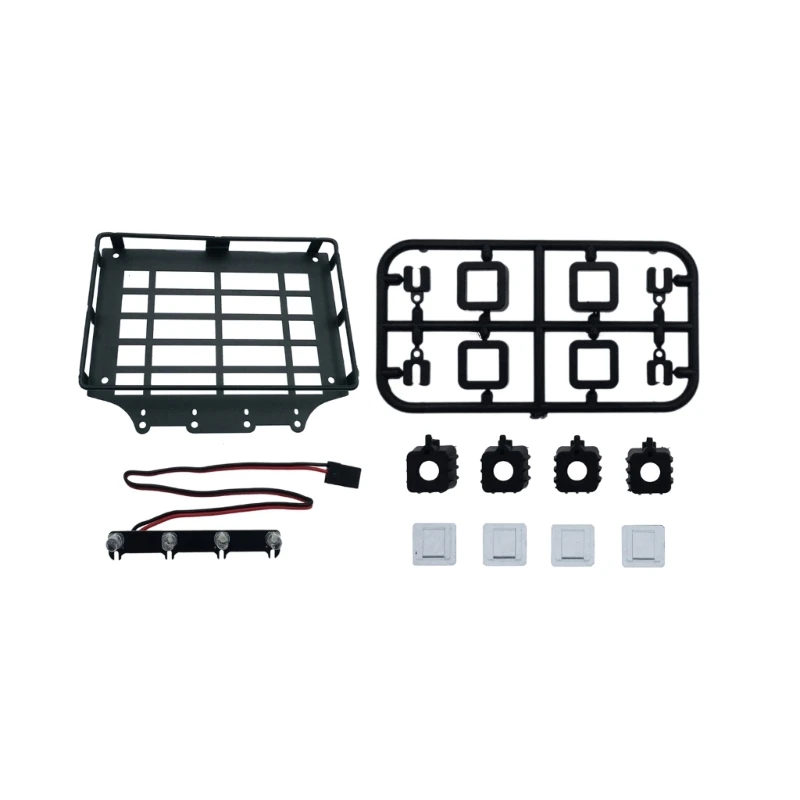 

Model Crawlers Vehicle Storage Rack for Remote Control Model Vehicle Upgrade Kits 15UB