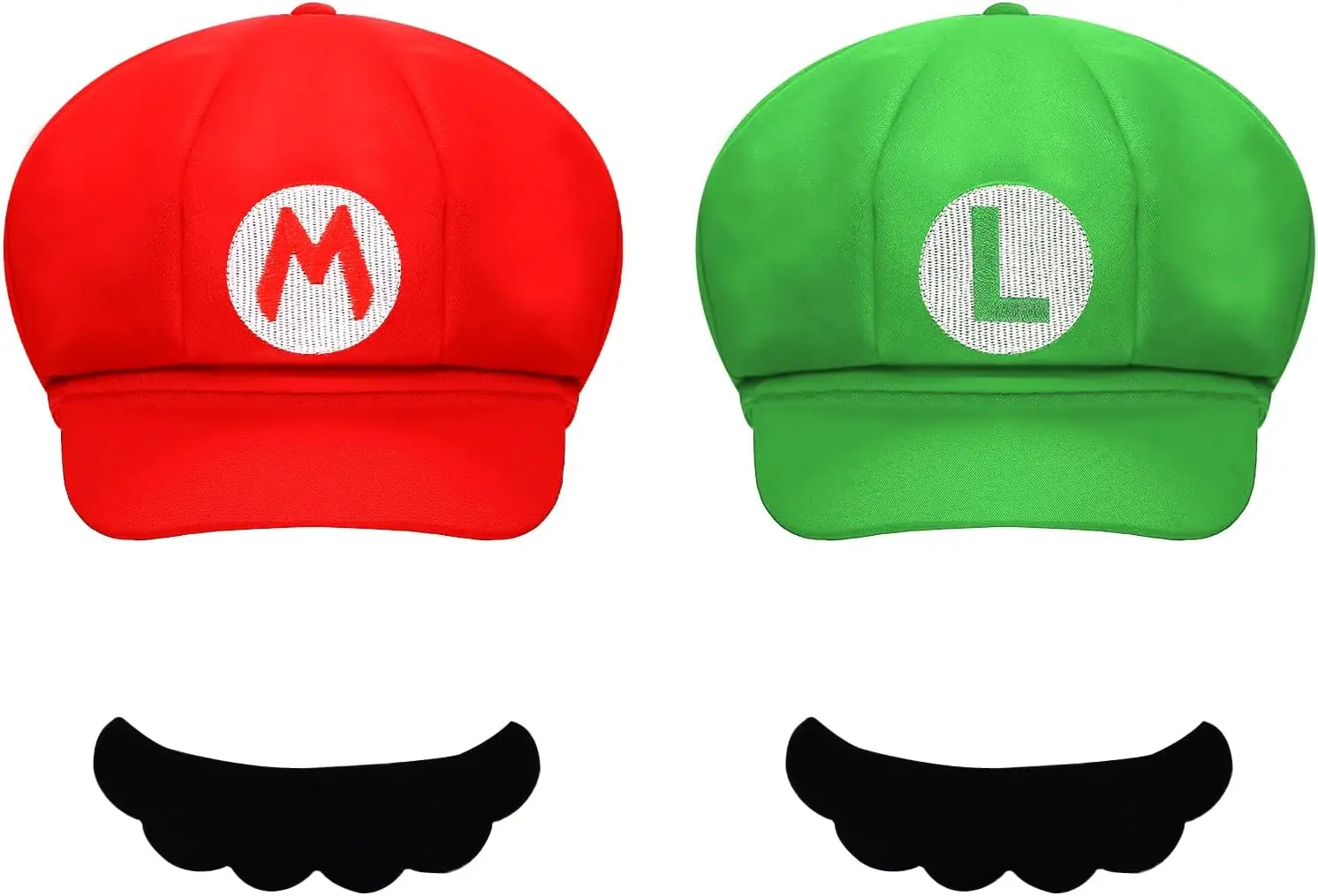 

Funny Red Green Hat Beard Glove Brooch Nose Set for Halloween Cosplay Christmas Party Props