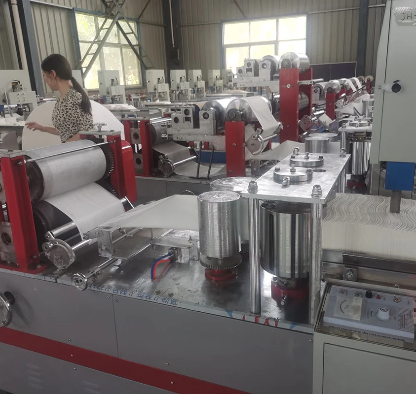 Small Machine for Home Business Automatic Napkin Paper Making Machine Paper Napkin Machine With Packing
