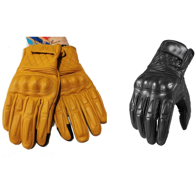 defect color pleather motorcycle gloves for regular customer with cheap price