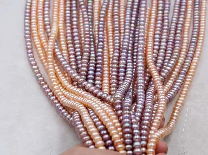 

Лидер продаж, натуральные пресноводные круглые пуговицы, жемчужная нить A 2A 3A 4A, качественные бусины, жемчуг, ювелирные изделия своими руками, ожерелья для элегантных леди