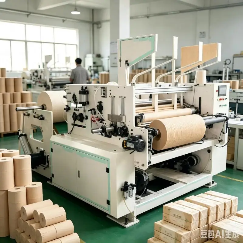 Automatic Toilet Paper Roll Machine Customized High Capacity Tissue Paper Manufacturing Line Reliable Industrial Equipment