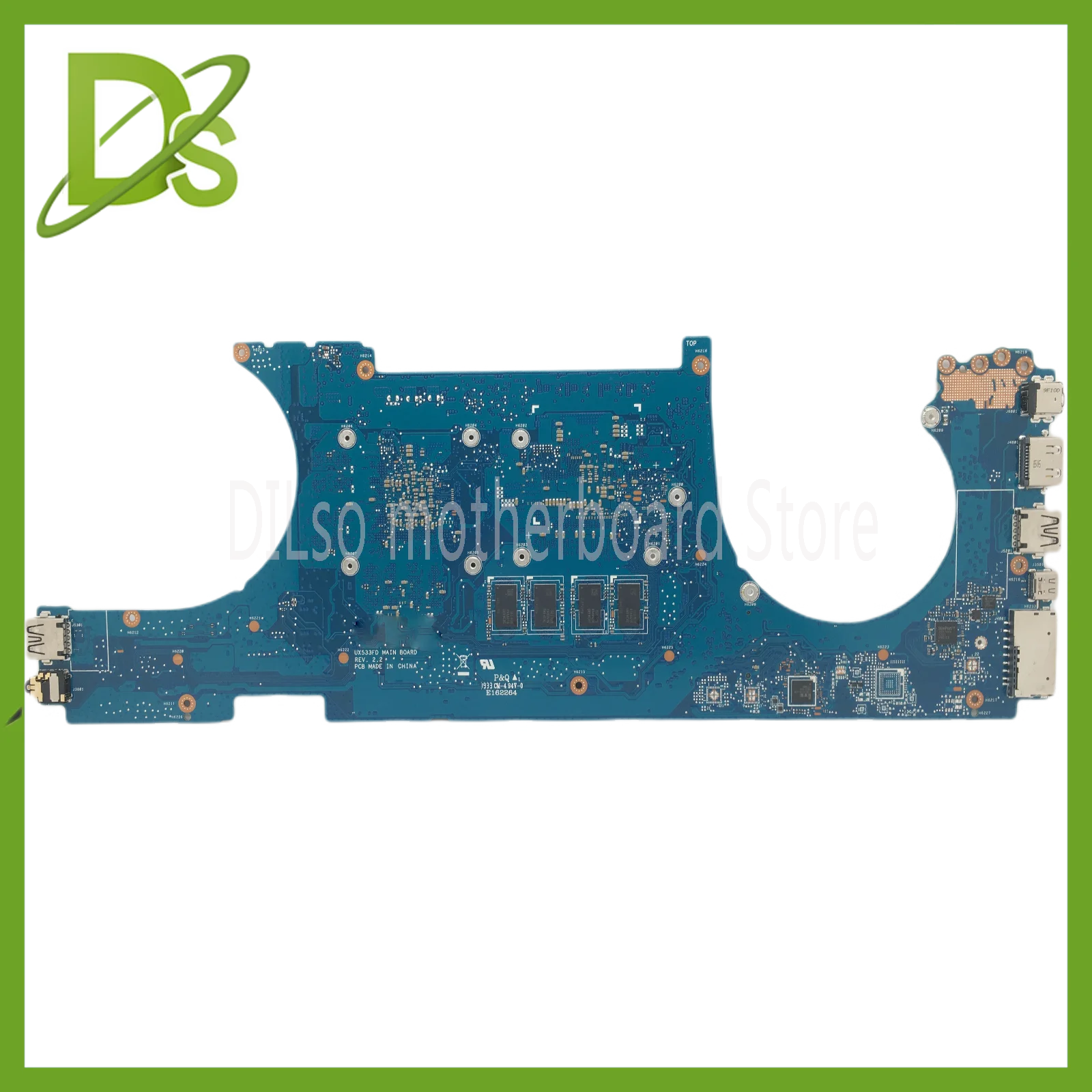 KEFU UX563FD Laptop Motherboard For ASUS ZenBook Flip15 UX563 Q536FD Mainboard I7-10510U i5-10210U GTX1050 16G-RAM 100% Test