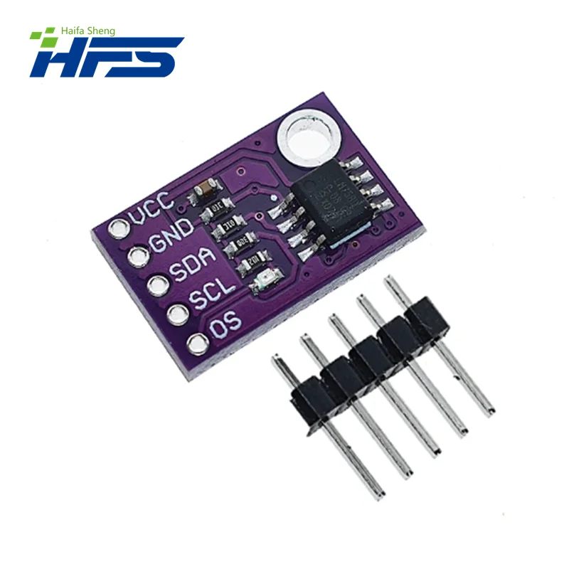 Lm75 Lm75a Temperatuur Sensor Hoge Snelheid I2c Interface Hoge Precisie Ontwikkeling Bord Module