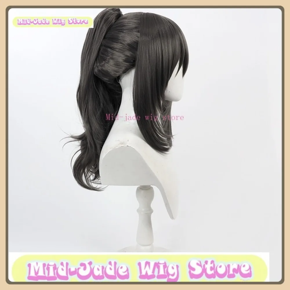 Mid-jade Wig Honkai Star Rail Female Trailblazer "Stelle" Cosplay Wig Anime Game Role Playing Synthetic Hair Halloween Party