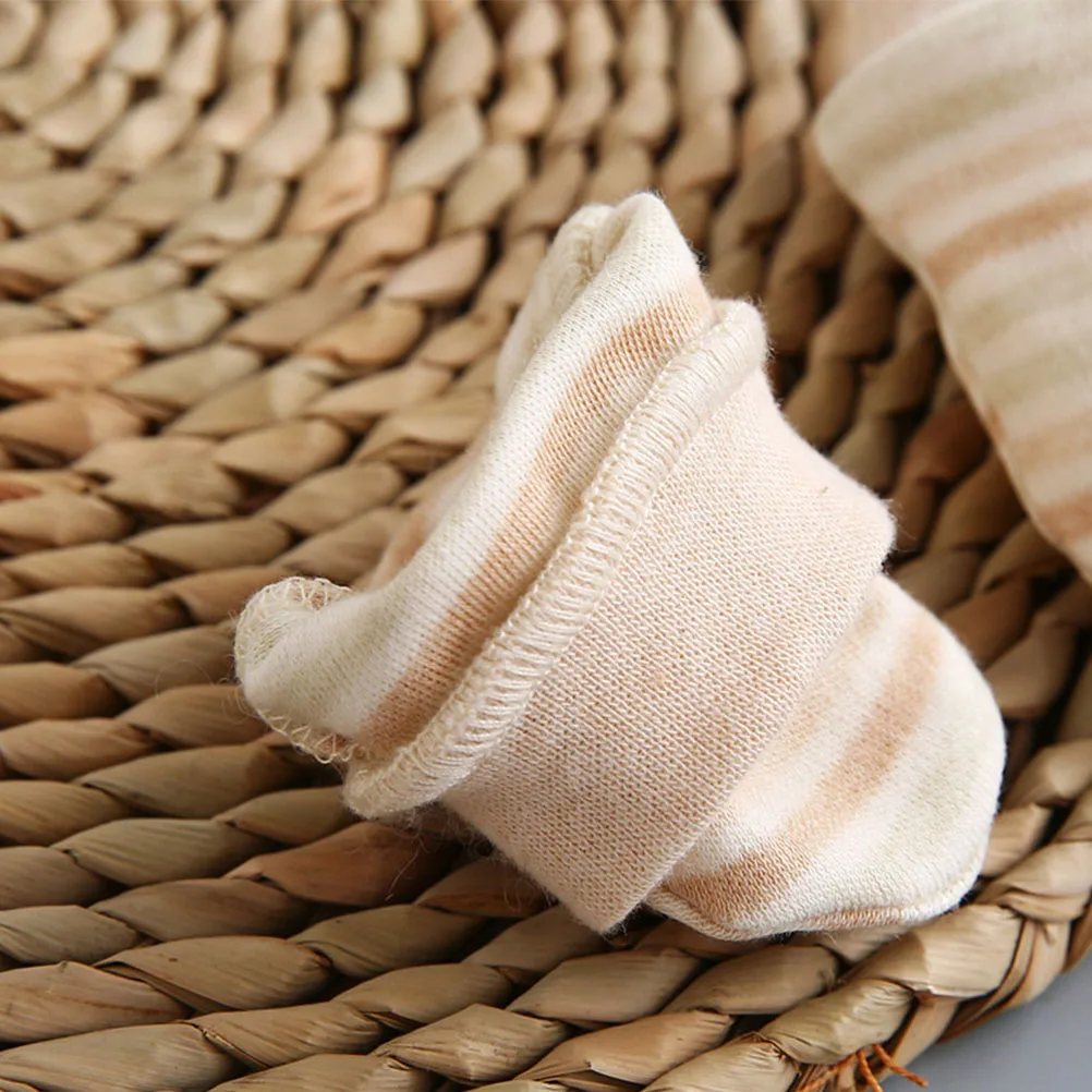 

5 Pcs Baby Mittens Newborn Gloves Infants Anti Scratch Soft Cotton Stretchy Comfortable Toddler One Size Fits Most