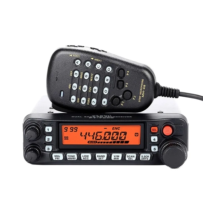 For FT‑7900R Car Mobile Radio, UV Dual Band 50W High Power Vehicle Transceiver for Off‑Road Self‑Driving