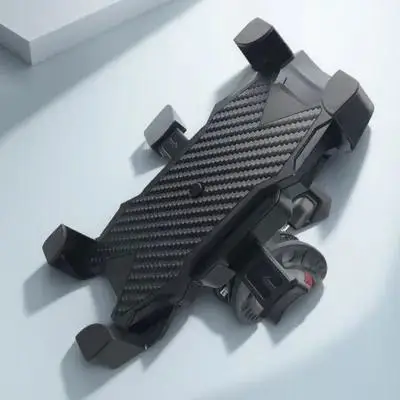 

Bike Phone Holder Anti-Shaking Rotatable Solid Durable Motorbike Mobile Phone Fixing Clamp Cycling Cellphone Support