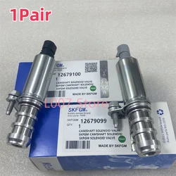 2PCS Intake & Exhaust Camshaft Actuator Solenoid Valve For Buick New Regal Chevrolet Opel Vauxhall Cadillac 12679099 12679100