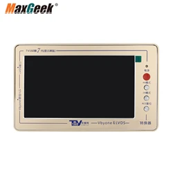 Maxgeek TV160 7th Generation Mainboard Tester Tool LCD Display Vbyone LVDS to HDMI-compatible Converter+7 Adapter Board