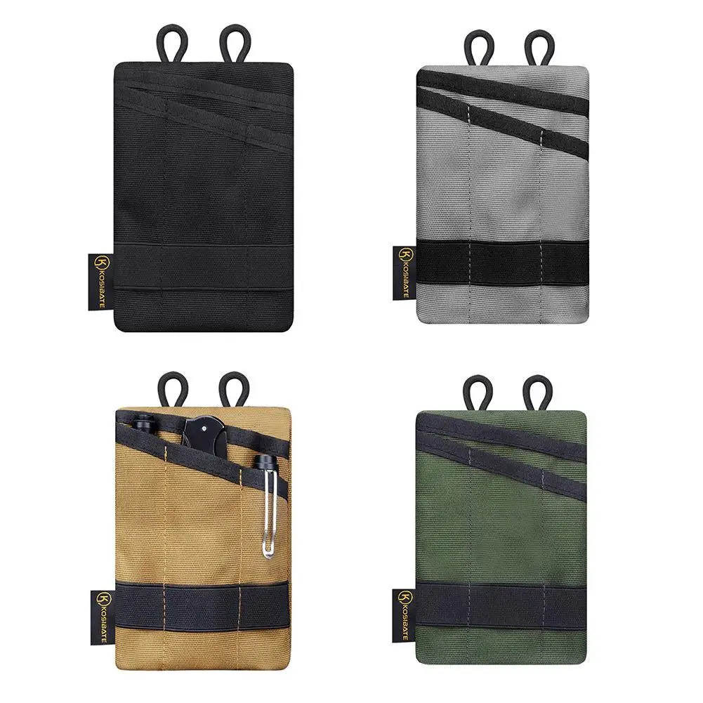3Pcs Mini Pouch Sundries Bag Multifunctional Storage Bag Purse (Black)