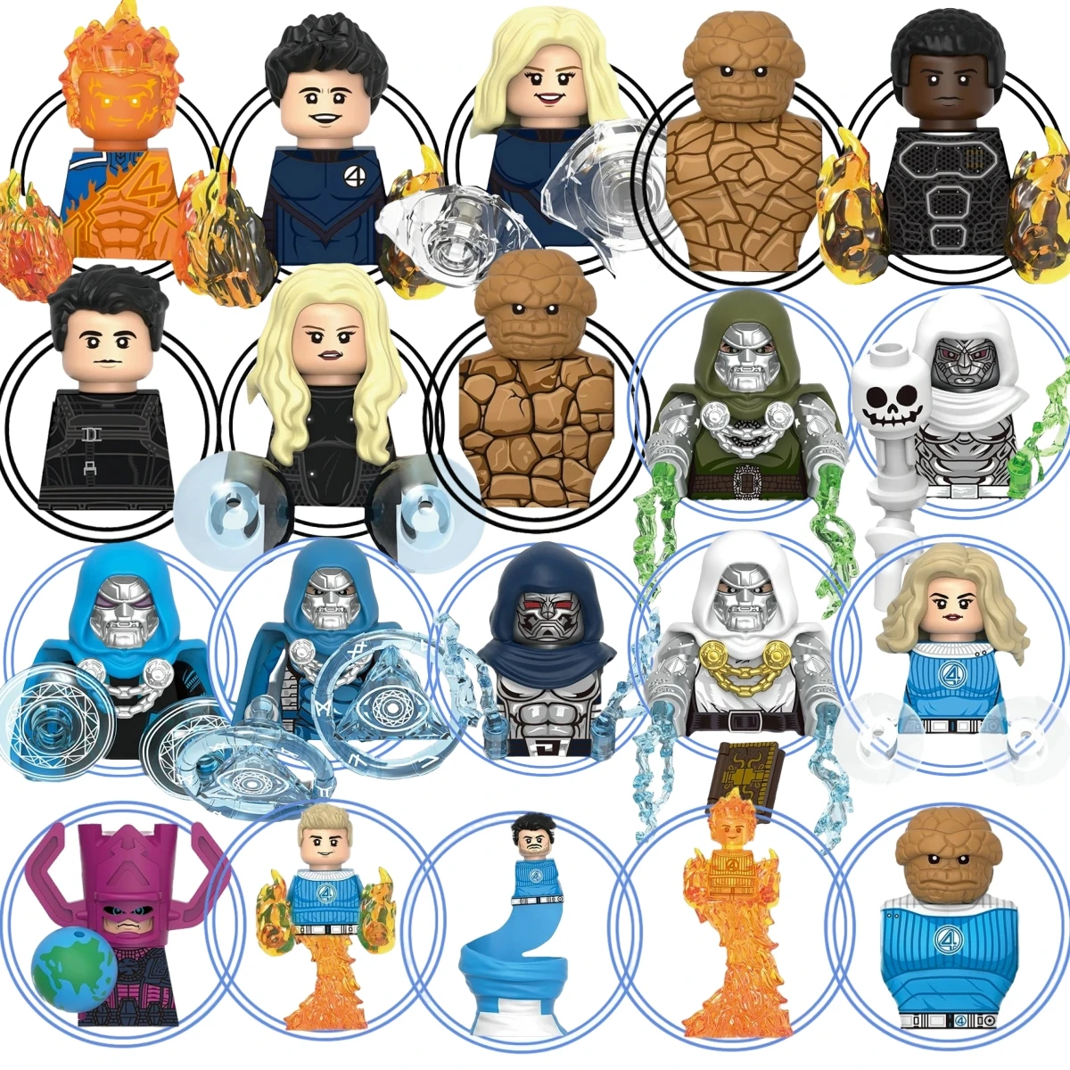 

Набор мини-конструкторов Blind Box G0146: Фигурки Гоблина, Человека-паука, Железного человека, Венома, Капитана Хоука, Дэдпула в броне. Идеальный подарок на Рождество.