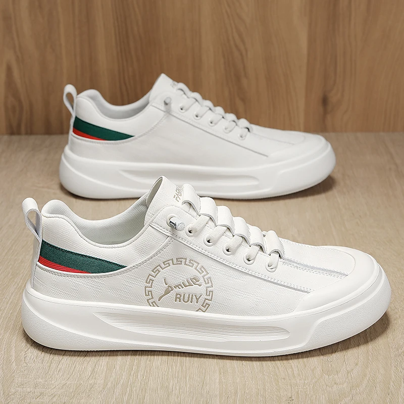 

2025 Spring New Rubber-Plastic Sole Casual Board Sneakers for Outdoor Sports - Comfortable, Soft, Slip-Resistant, Durable, and T