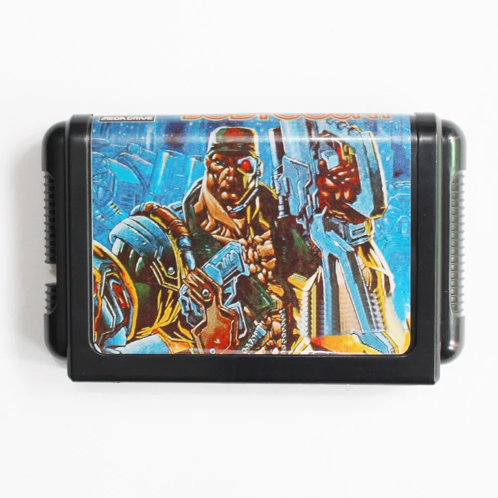 Tarjeta de juego MD de 16 bits con cuenta corporal para consolas Sega MegaDrive Genesis de 16 bits