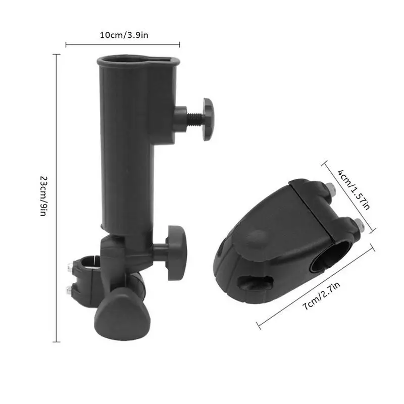 Soporte de paraguas Universal para carrito de Golf, Clip de montaje ajustable para silla de ruedas y cochecito