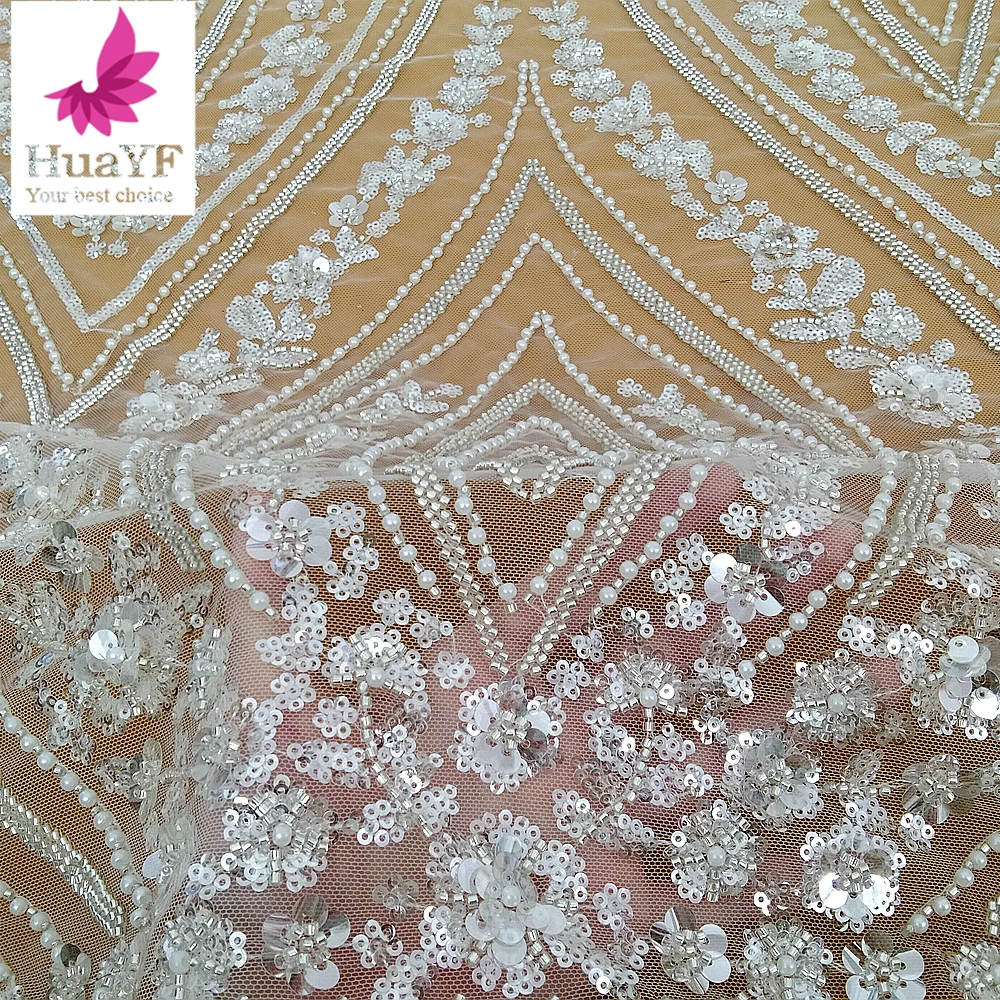 1-yard-high-end-sliver-white-fashion-3d-beads-embroidery-bridal-beaded-fabric-sequin-lace-fabric-hy2607