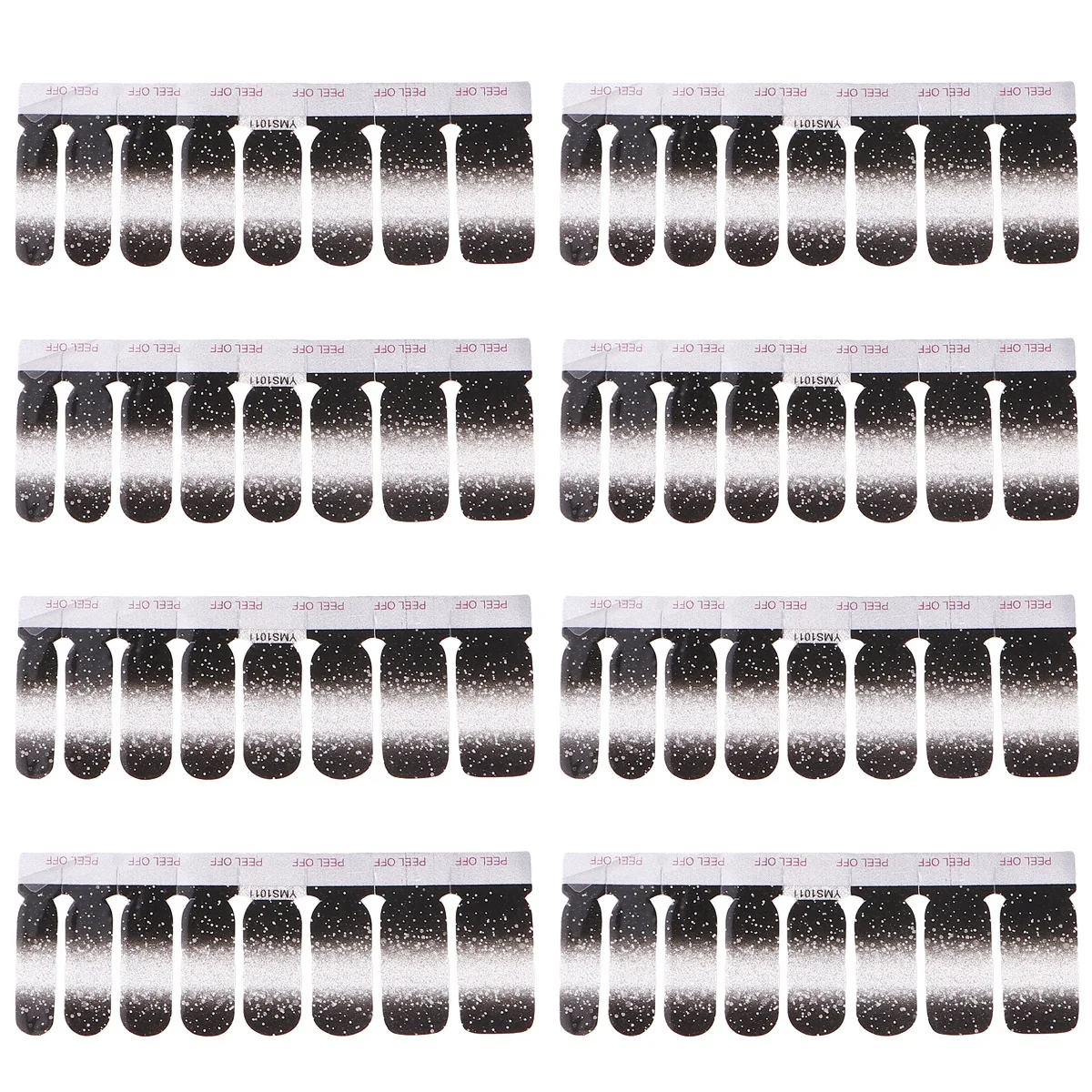 

48Pcs Gradual Shade Nail Sticker DIY Art Suitable for Parties Christmas Halloween Birthday Holiday Events Safe Material