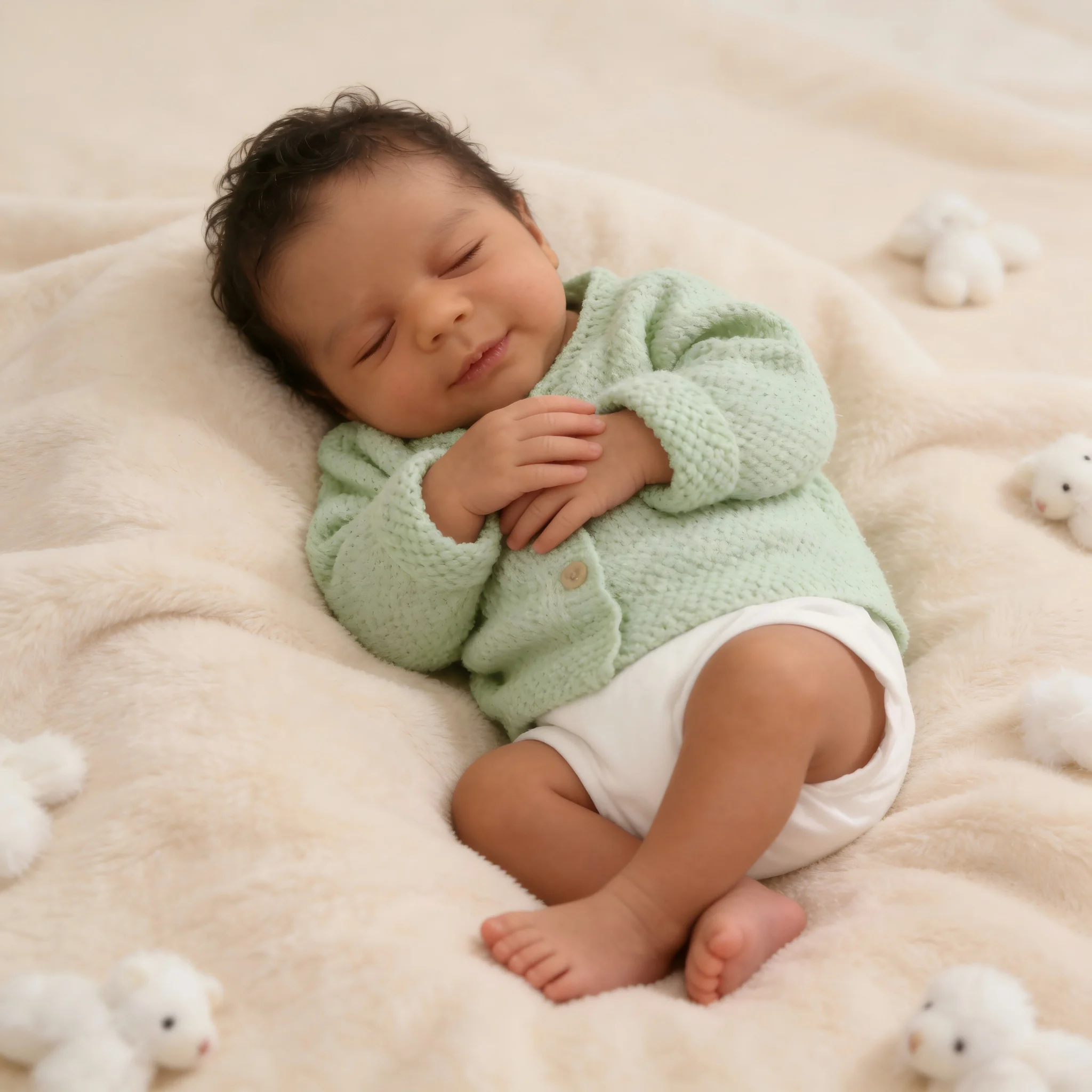 Bambole Reborn - Bambola Realistica da 18 Pollici con Corpo Morbido, Bambina Sveglia con Capelli Biondi Ricci, Reborn in Silicone Realistico