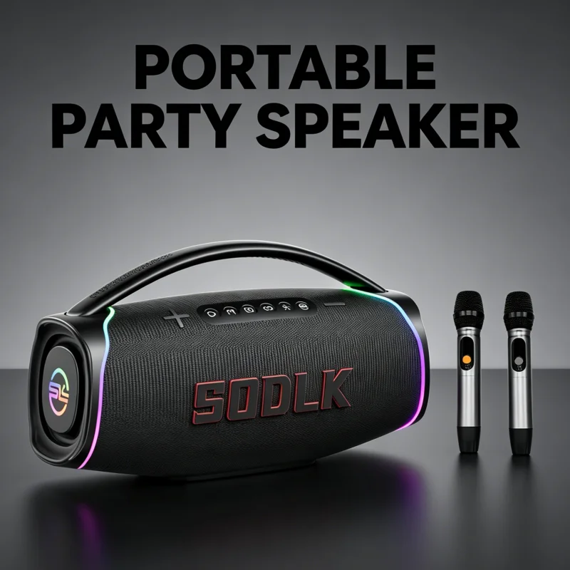 

SODLK S1621 320W Portable Bluetooth Karaoke Speaker With 2 Wireless Microphones RGB Light For Outdoor Party Home KTV