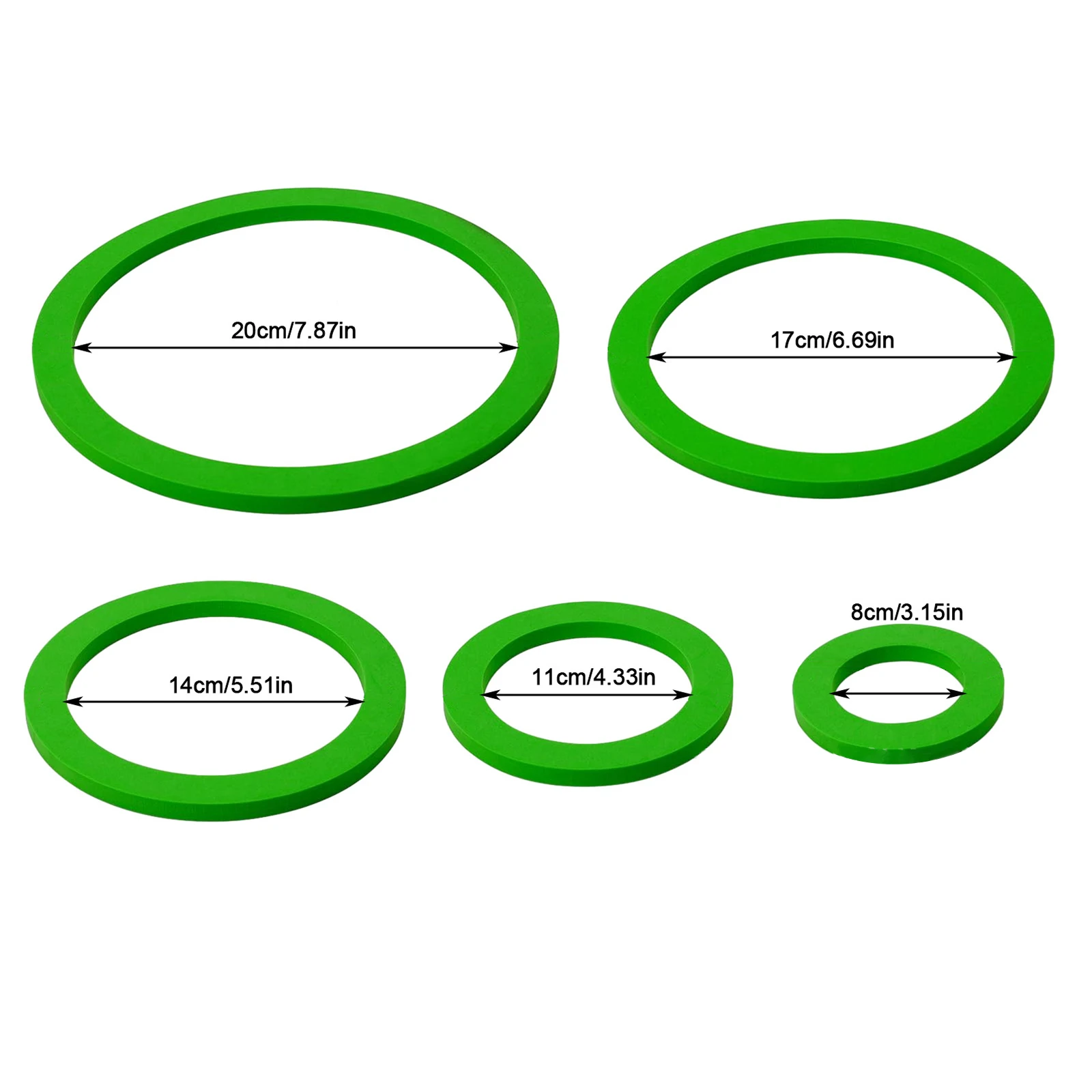 Fish Tank Grass Blocking Rings Set, Fish Tank Floating Plant Rings, Aquarium Floating Plant Trough, for Fish Tank Accessoies