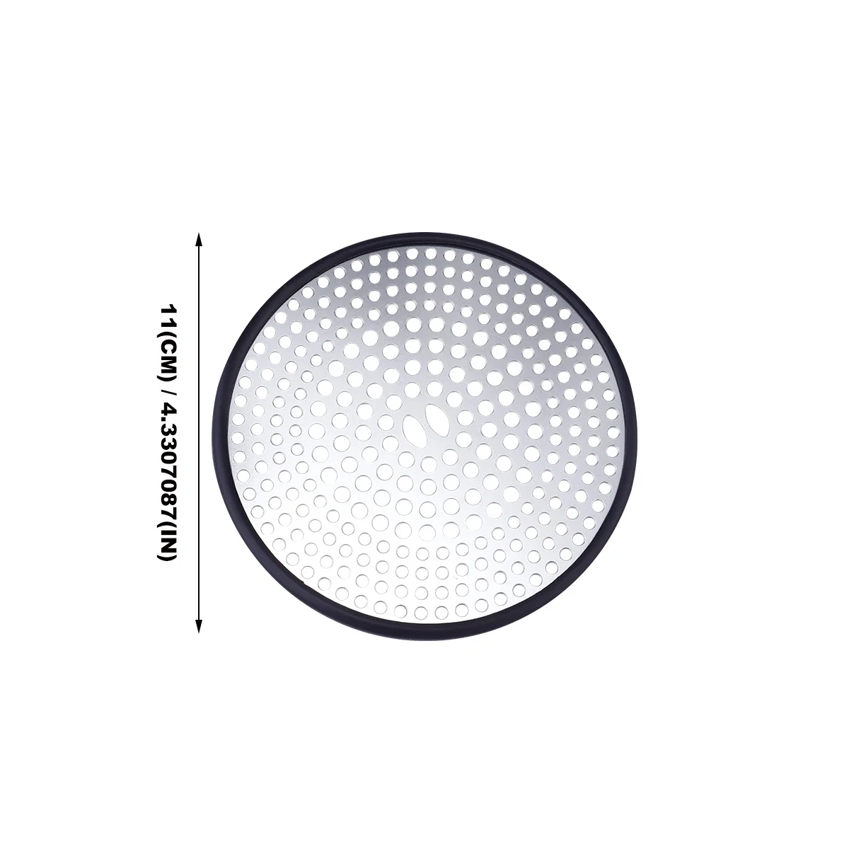 

Stainless Steel Bathtub Drain Protector Rustproof Silicone Edge Shower Room Sink Hair Stopper Drain Cover Strainer