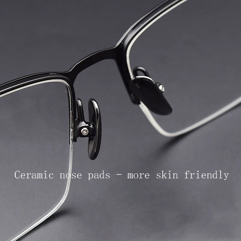 Titanium Big Glasses  Polarized Mirror Men's Prescription Myopia Magnetic Attraction Sunglasses Night Vision Clips On Glasses