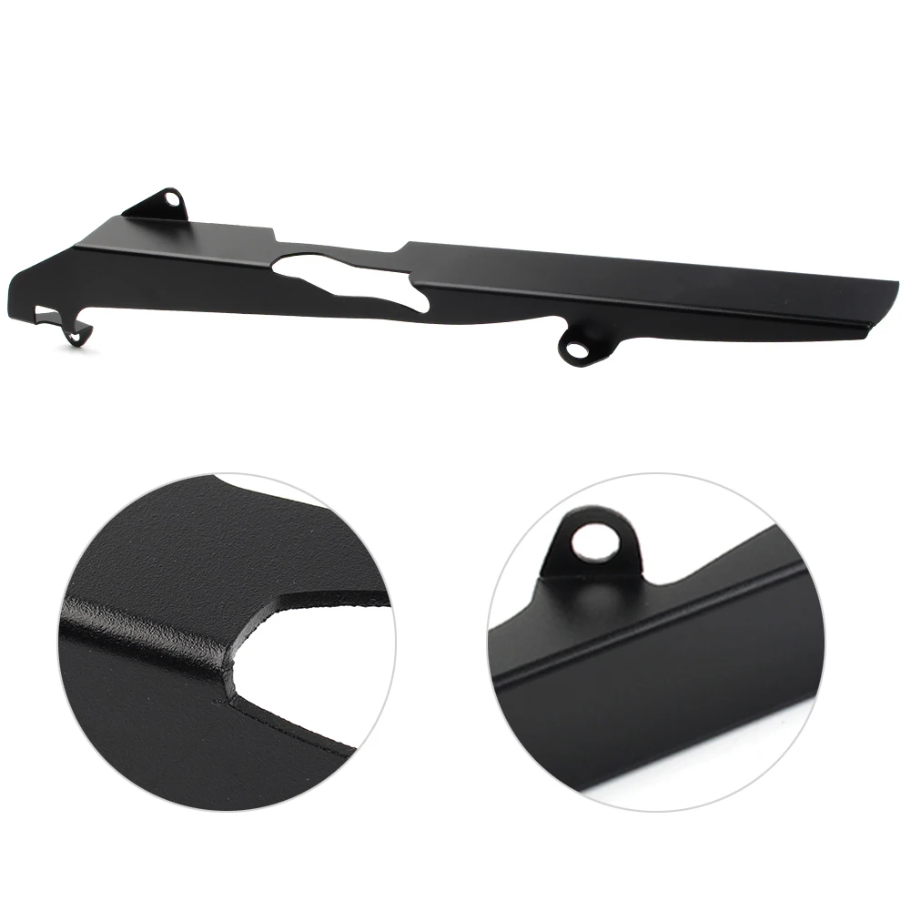 Motorcycle Chain Protective Guard Cover For YAMAHA YZF R1 2002-2003 Aluminum Billet Black