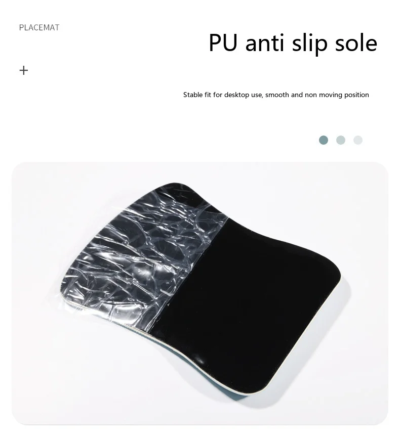Schaumstoff-Handgelenkauflage für Mauspad, 4 Farben, Büro- und Gaming-Unterlage, ergonomisch, rutschfest, weiche Unterstützung – Detail 5