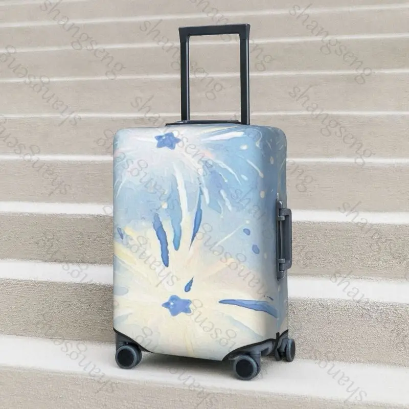 Colorful fireworks Thicken Luggage Cover Elasticity Trolley dust cover Suitcase Protection Cover Suitcase Case