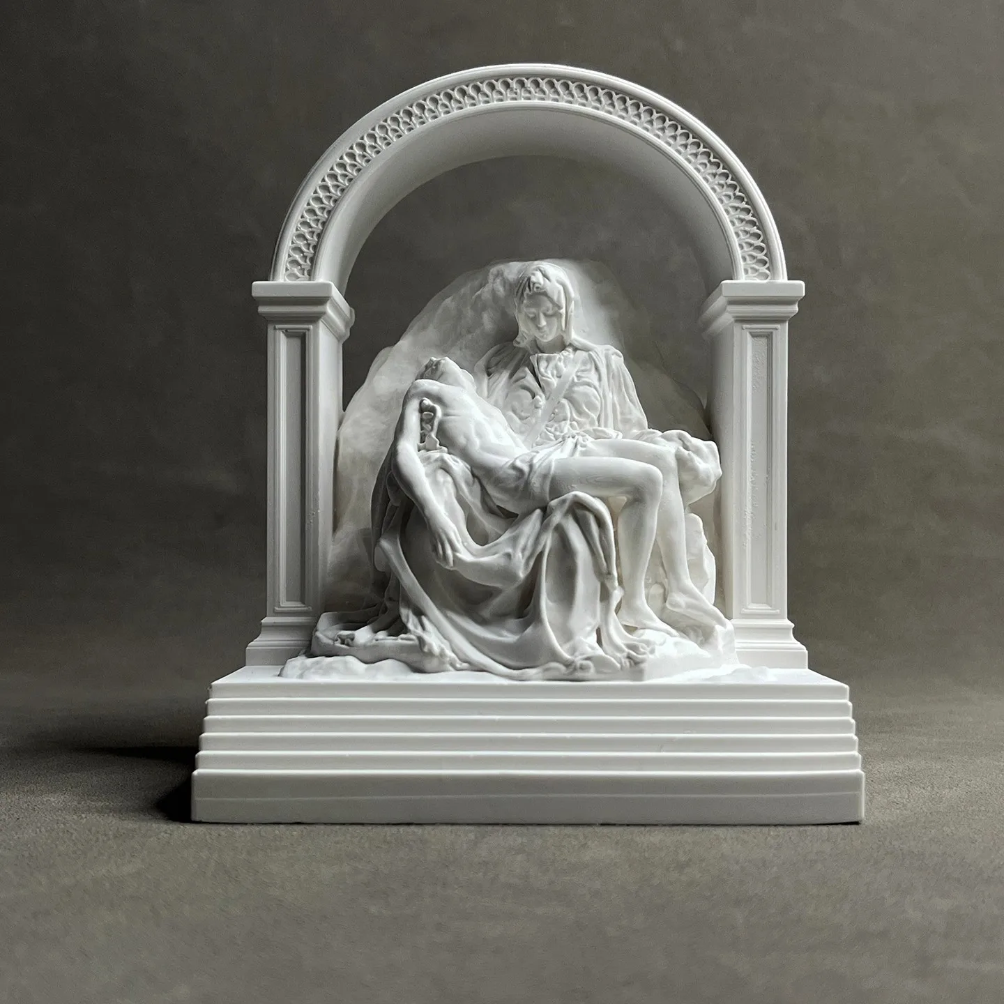 

​​Vintage Roman Style Plaster Statue Sculpture - Art Figure for Desktop Decor, Bookshelf DIY Craft, Home Office Decor Gift​​